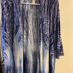 Purple Swath Cardigan